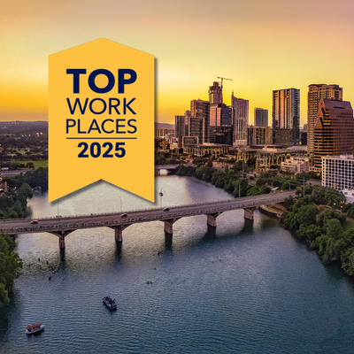 Top Workplaces 2025, Austin skyline